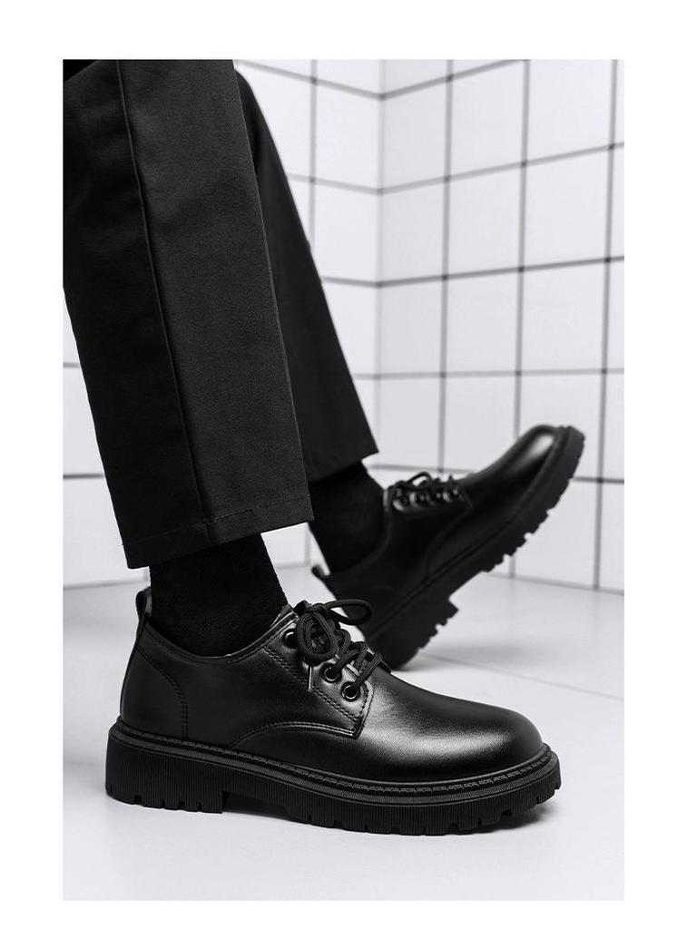 Men's Formal Soft Sole Leather Shoes: Trendy British Style for Business, Casual, Weddings & Versatile Fashion