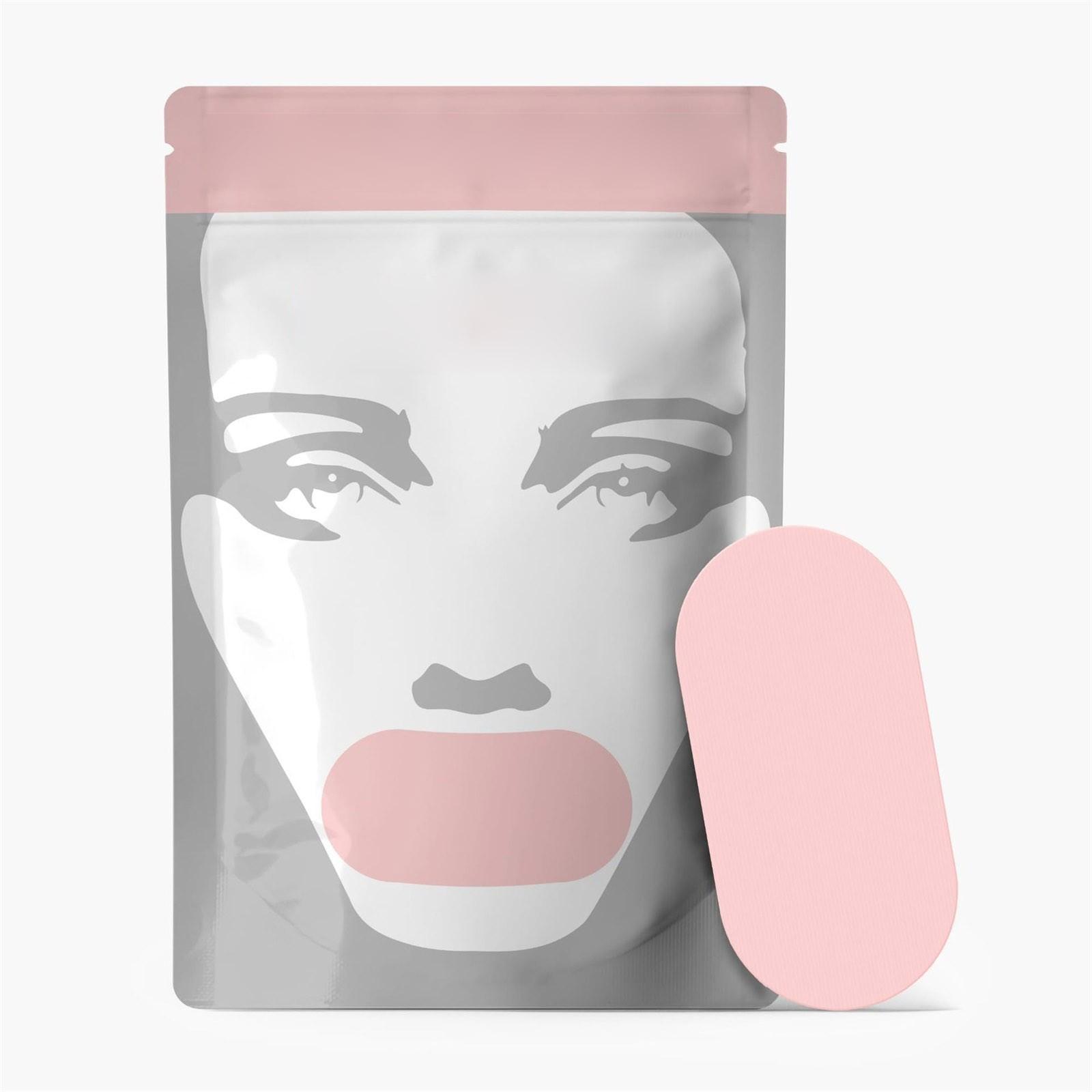 

Легко наносимые полоски для сна - дышащие ленты для сна с удобным клеем - 1 упаковка (30 лент) One Size розовый