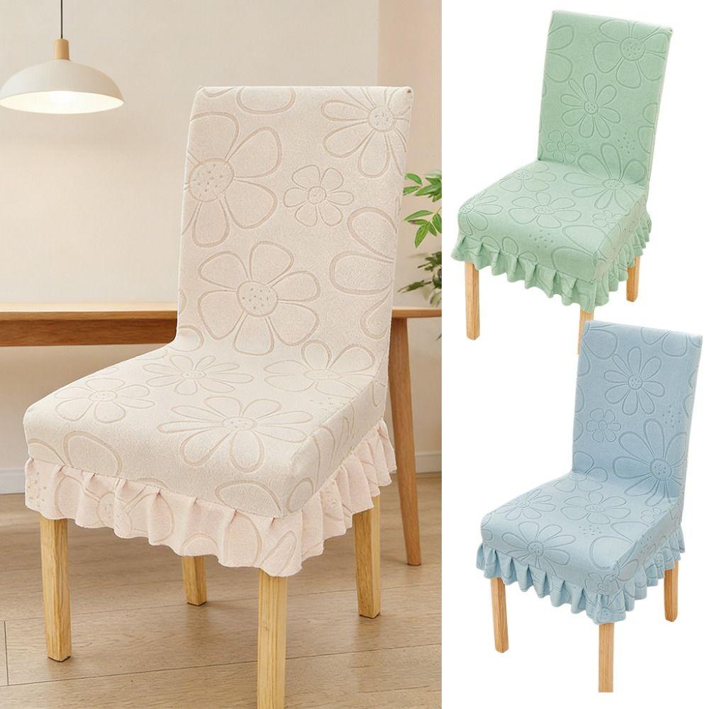 Thicken Universal Chair Covers Washable Super Fit Stretch Stretch Spandex Covers Removable Anti-dust Dining Chair Covers Kitchen