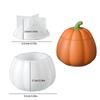 Silicone Zucca per Barattolo di Conservazione, Resina Fai-da-Te, Sapone e Candela, Decorazione Cucina, XC-4