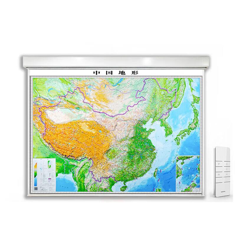 Ningzhao Electric Remote Control Rolling Map Display 1