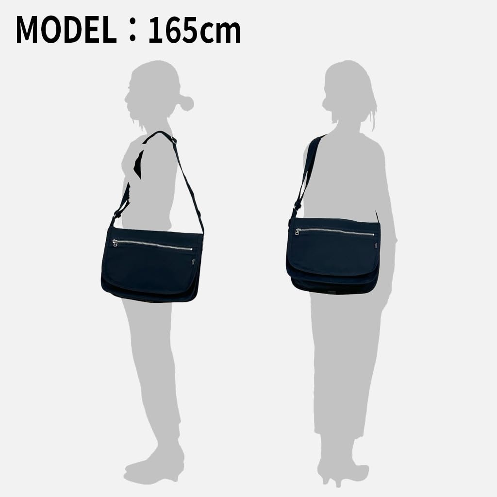 [Porter] Naked Shoulder Bag (L) 667-19471 NAKED Navy (50)