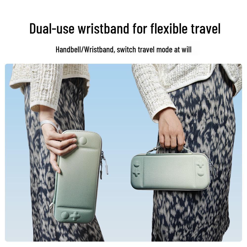 Nintendo Switch OLED Gradient EVA Protective Storage Bag - Portable Hard Shell for Handheld Console Accessories