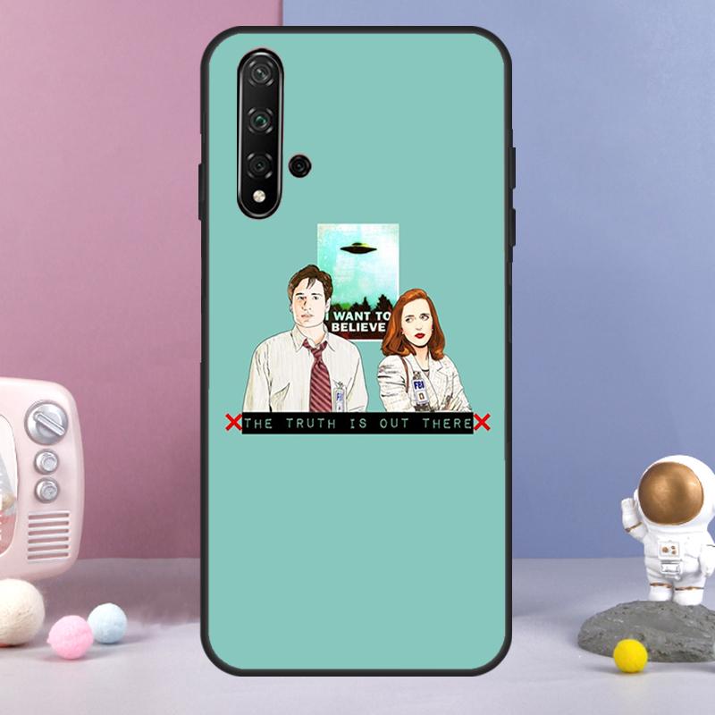 The X Files I Want To Believe For Huawei Nova Y60 Y61 Y70 Y72 Y73 Y90 Y91 9 10 SE 7i 8i 11i 12i P30 P40 Lite P60 Pro Case