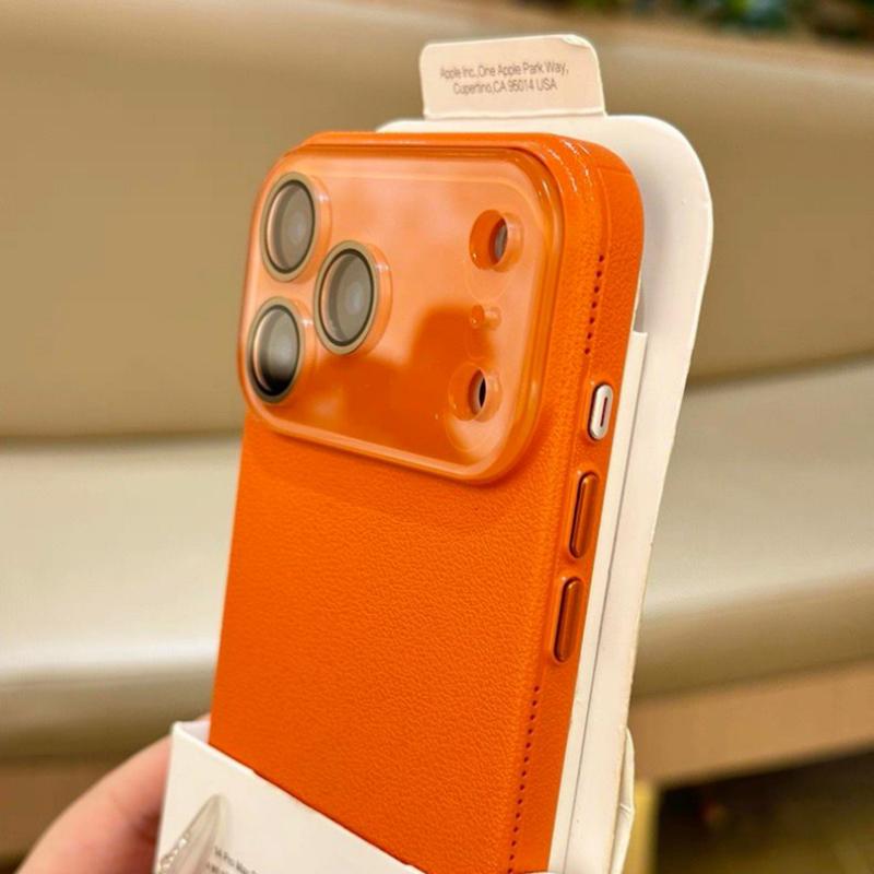Fashion Lychee Leather Texture Silicone Case for iPhone 17 Air 16 15 14 Plus 13 12 Pro Max Glass Camera Lens Protect Matte Cover