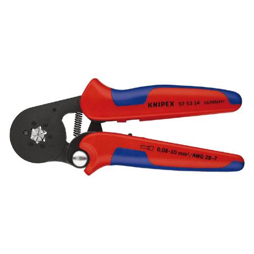 KNIPEX Wire End Sleeve Crimping Pliers, 0.08-10mm?, Comfort Handle, 9753-14