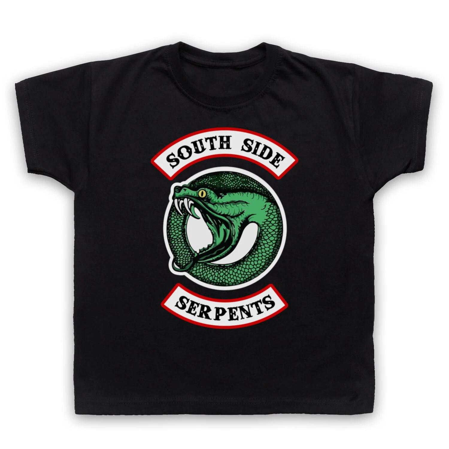 RIVERDALE SOUTH SIDE SERPENTS НЕОФИЦИАЛЬНЫЙ КРУГЛЫЙ ЛОГОТИП ДЕТСКАЯ ДЕТСКАЯ Футболка 110