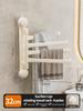 No Need To Drill Suction Cup rotating towel rack Bathroom multi-bar folding bath towel rack rack Towel rack Kitchen storage rack