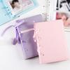 Bow Tie Series PU Leather Album Cover Ins K-Pop Star A5 Binder Album Photocard Holder Loose-Leaf Card Storage Album Cover