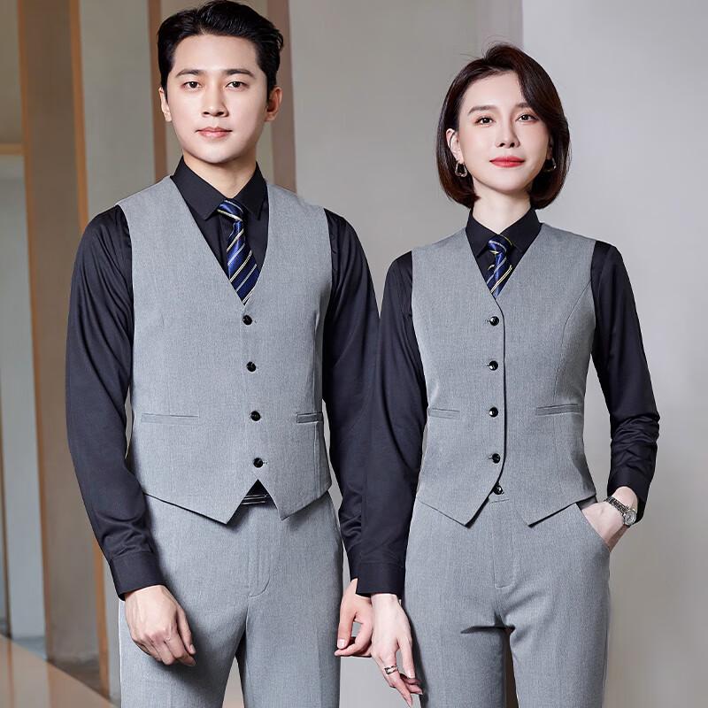 Tluoman Unisex Business Formal 3-Piece Suit Set