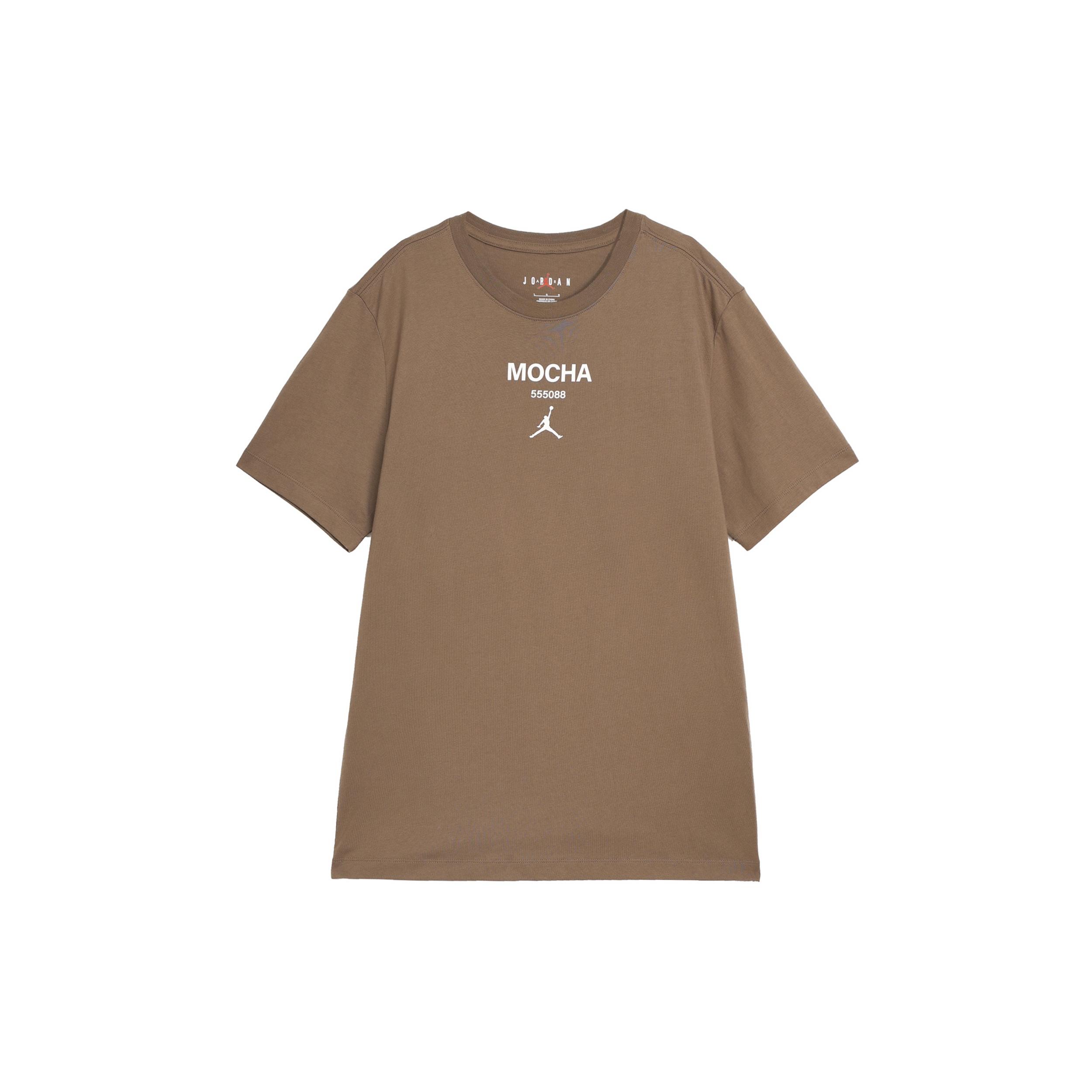 Air Jordan MOCHA Logo T-Shirt Brown Men s FQ6991-274 S