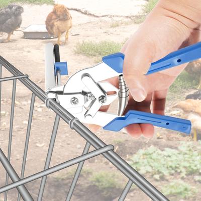 Nail Ring Pliers Carbon Steel Snap Ring Pliers W/ 1800Pcs Zinc Alloy M Nails Multifunctional Fencing Pliers Hog Ring Plier Tool