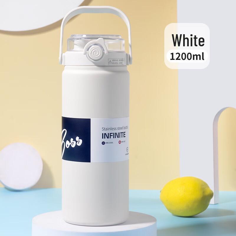 Shangqi Dual-Drink Large Capacity Stainless Steel Insulated Water Bottle