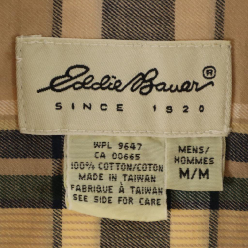 EDDIE BAUER 00s Check Pattern Short Sleeve Oversize Button Down Shirt Men's Used