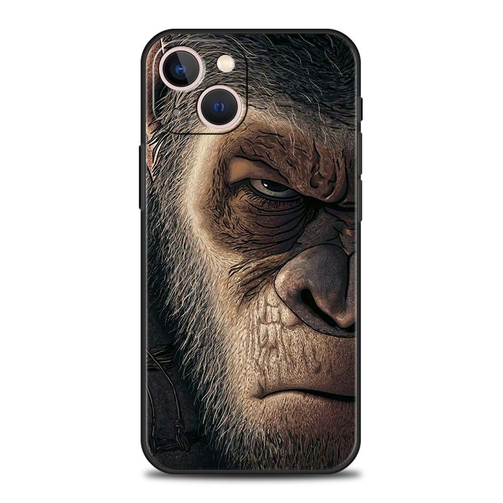 Luxury TPU Soft Phone Case For iPhone 17 Air 16E 16 11 15 14 Pro MAX 12 13 7 8 Plus X XR XS SE 2022 Cover Monkey