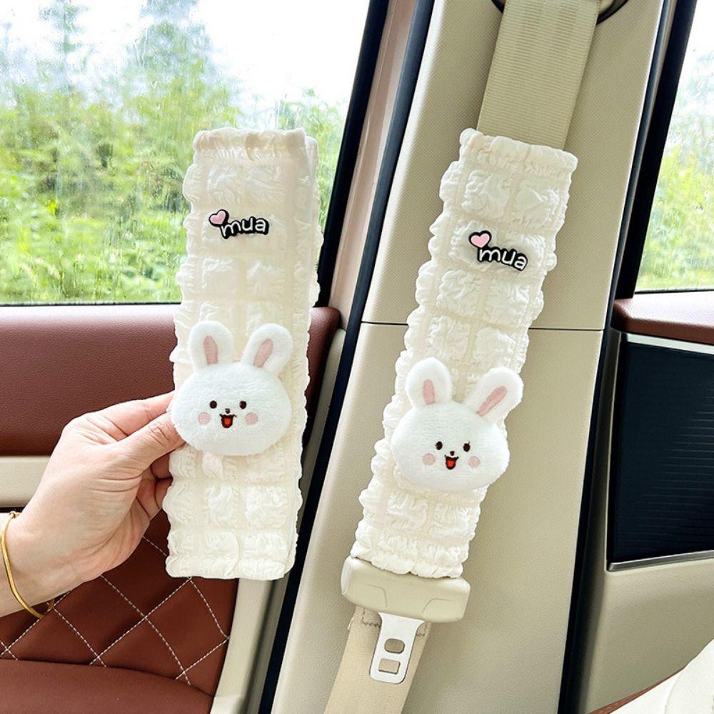 Rabbit Bear Rabbit Seat Belt Bear Car Seat Shoulder Cover  Car Accessories
