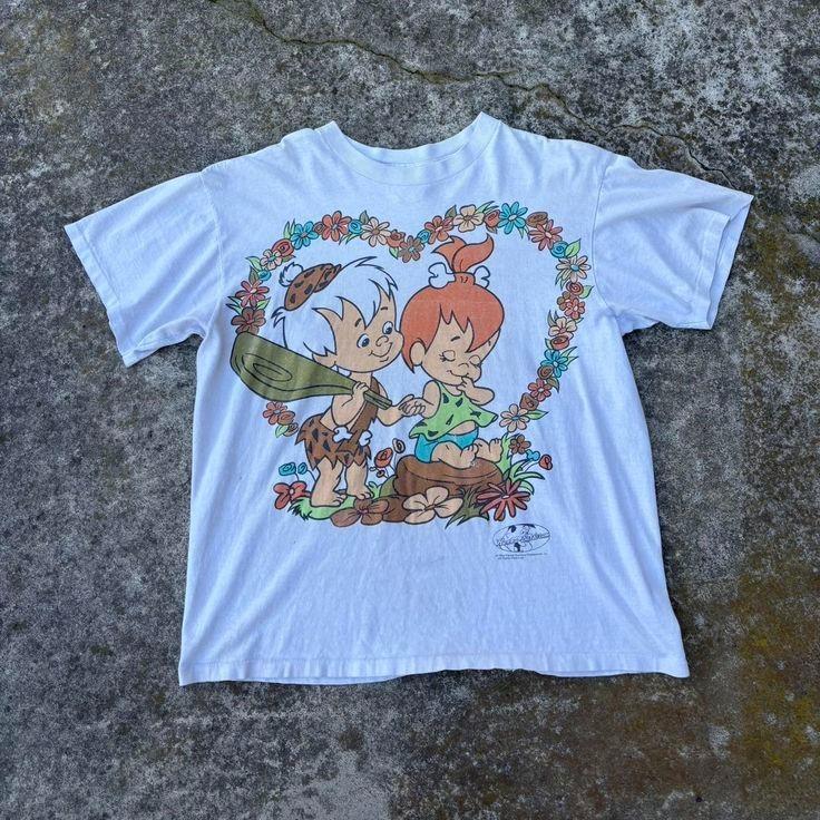 1991 vintage Flintstones t-shirt cartoon S to 5XL SG235 Unisex T-Shirt M