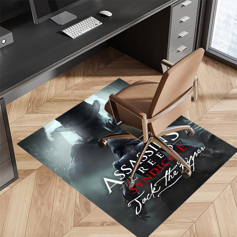 A-Assassin's Creed Bedruckter Saugfähiger Waschbarer Teppich, Rutschfeste Badezimmerteppiche, Küchenteppiche, Yogamatte, Eingangsbereich Wohnzimmer, Camping-Picknickteppiche