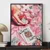 Casino DIY Diamond Art Painting Kit with Shiny Resin Diamonds for Adults Relaxing Craft Wall Decor and Handmade Gift Idea Set Decor