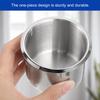 uxcell 201 Stainless Steel Cup Holder x Drink Can Holder for Poker Car Cup Holder Silver Drop-In 2.44" 4.6" Tables, Sofa, Boat, Insert,