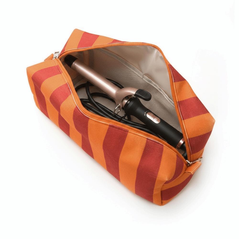 Dustproof Hair Dryer Storage Bag Stripe Cosmetic Bag Curler Storage Bag  Hair Tools Storage