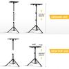Projector Stand Floor Tripod Foldable Telescopic Portable Tray Bedside Notebook Stand