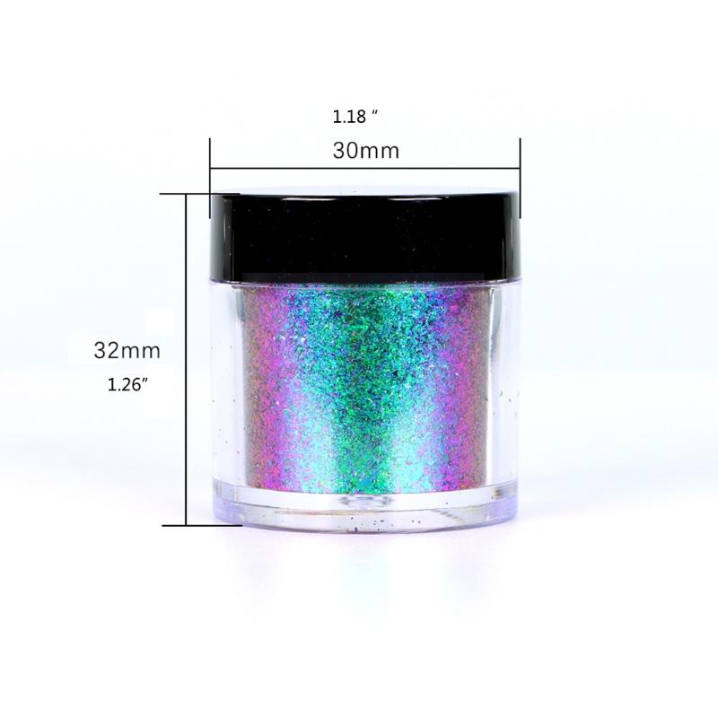 Nail Powder Flake Colorful Coarse Cloud Brocade Powder Handmade DIY Face Body Makeup Nail Art Decoration Supp