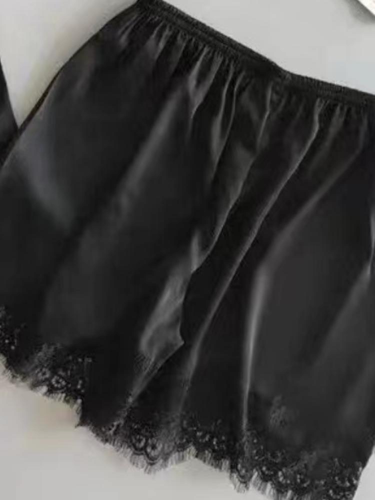 Estetické smyslné tvarovací prádlo krajkové spodní prádlo noční prádlo dámské jednobarevné sexy s otevřeným rozkrokem zeštíhlující pyžamo dámské duté průsvitné síťované krátké noční šaty