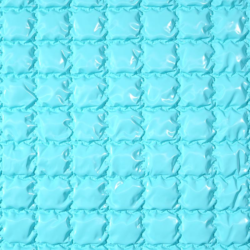 Nouă Geantă de Depozitare și Machiaj din Poliester Matlasat Impermeabil, Grosime 4cm, Embosată Ultrasonic