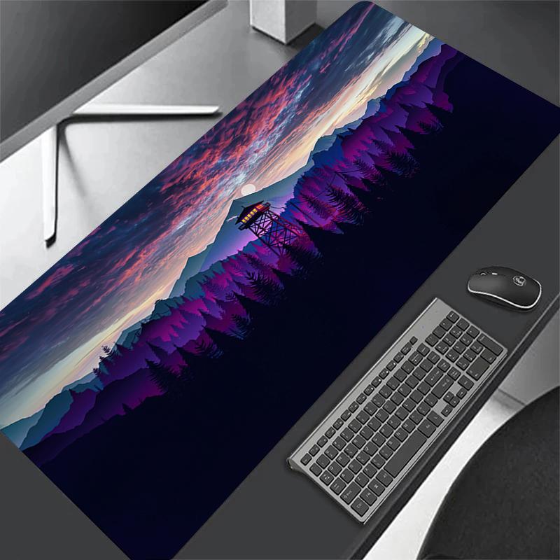 Deep Forest Firewatch Laptop Gamer Mousepad Gaming NonSlip Mouse Pad Large Locking Edge Keyboard 700x300 Deak Mat For Cs Go Lol