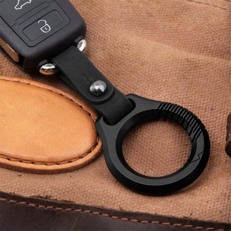 Titaniums Alloy Carabiner Keychains Clip Quick Releases Key Rings Small Carabiner Clip Waist Hanging Keychain Buckles