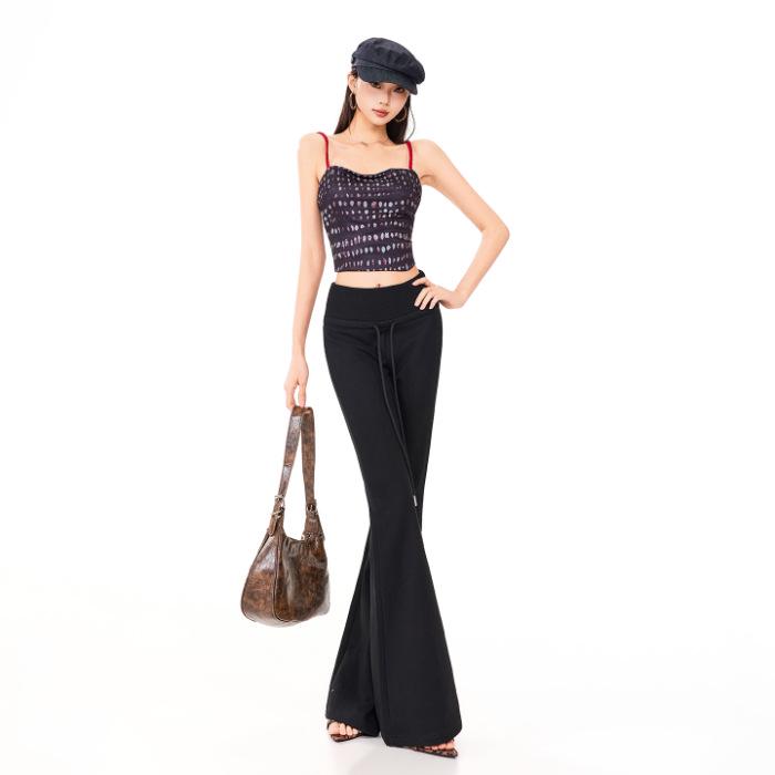 

Super Slimming 2026 Spring/Summer Casual High Waist Flare Pants XL
