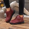 Winter middle-aged mother cotton shoes women's boots soft-soled warm snow boots non-slip warm cotton shoes