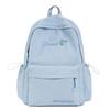 Schoolbag cute solid color college student backpack women 1011 new lightweight junior high school student schoolbag short travel backpack