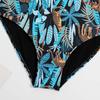 New Sexy One-piece Two-piece Swimsuit for Women Leopard Print Ruffled Chiffon Skirt Swimsuit Set