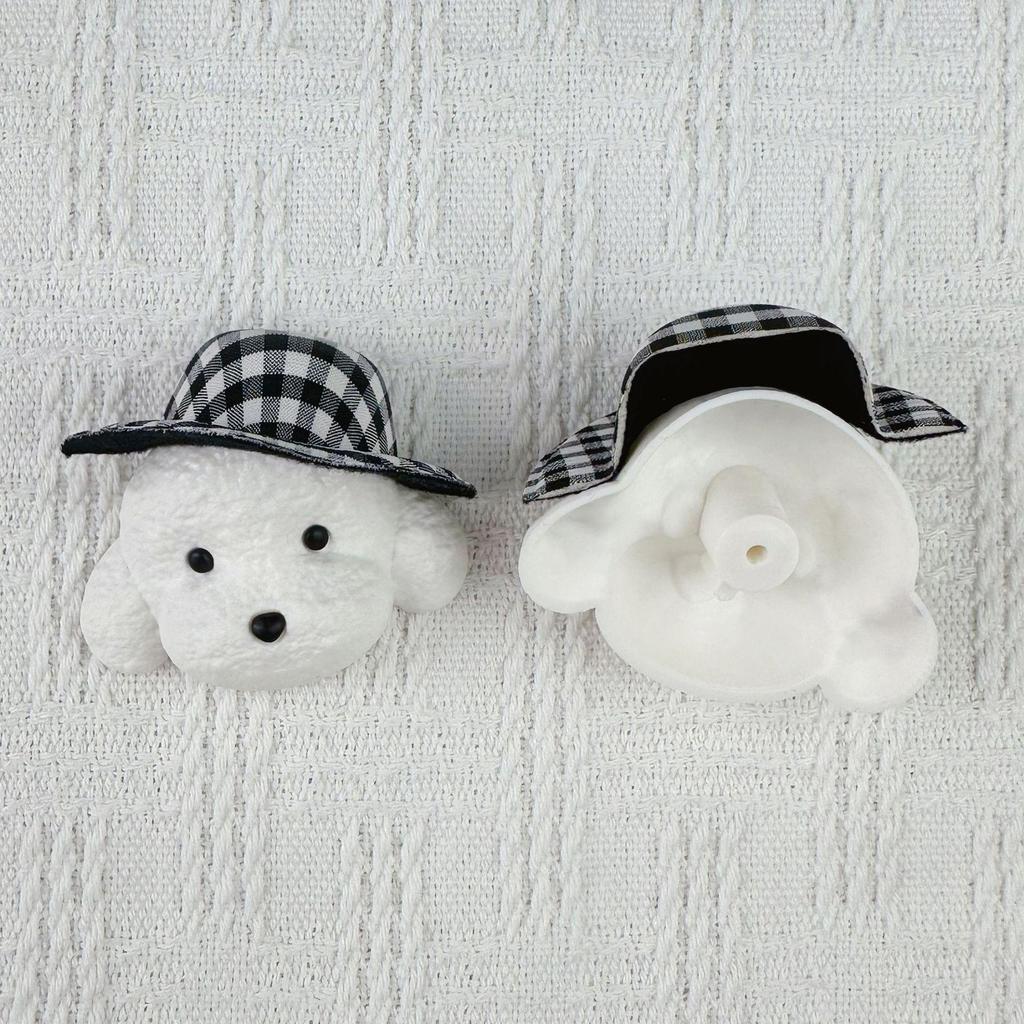 New Gentleman Dog Brooch: Hat, Bichon, Flower, Clog & Shoe Buckle Ornaments