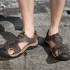 Fashion Breathable Shoes for Men Non-slip Beach Genuine Leather Adult Trend 2025 Stylish Styles Color New Summer Low Price Man Sandals