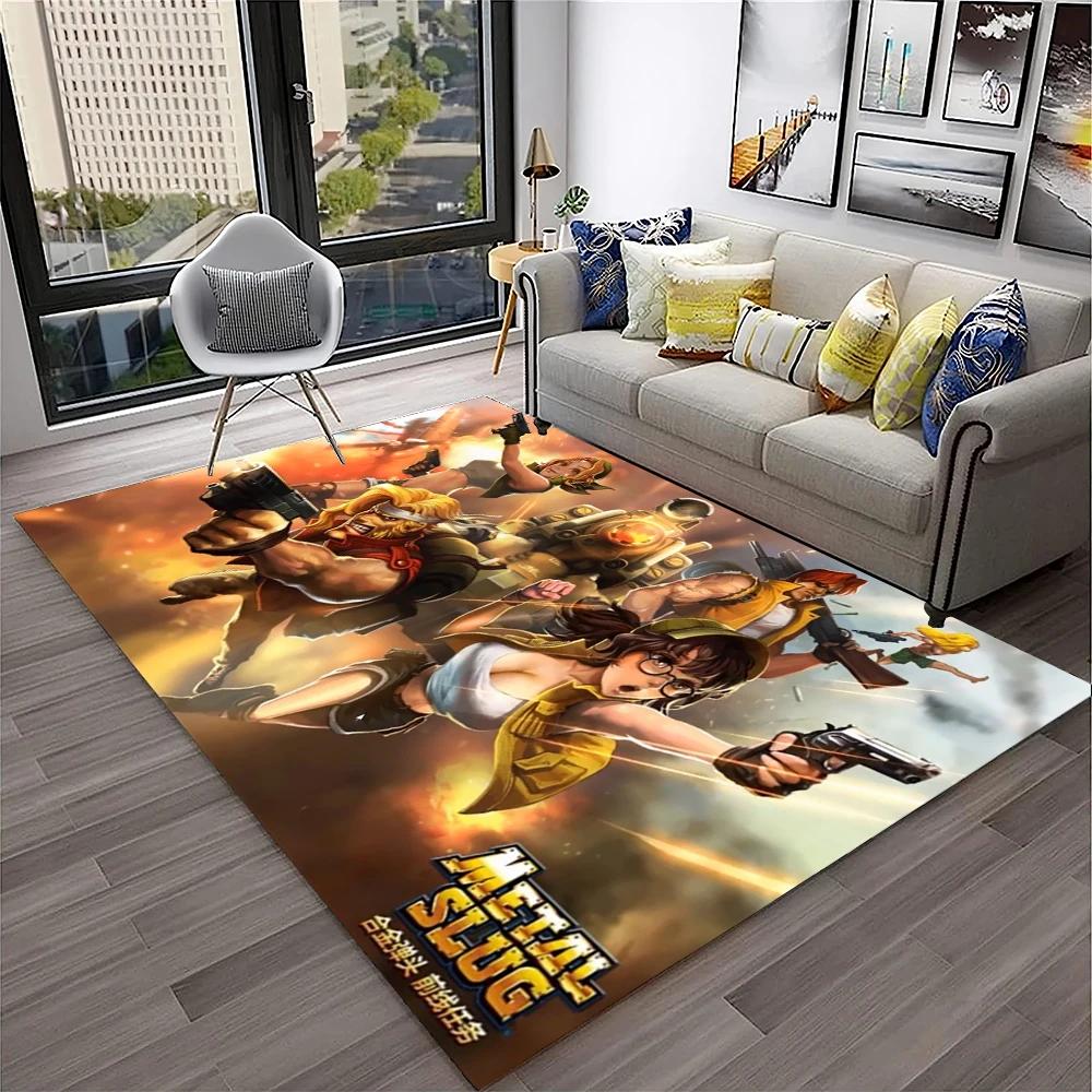 

Retro Game Metal Slug Gamer Cartoon Carpet Rug for Home Living Room Bedroom Sofa Doormat Decor,kids Area Rug Non-slip Floor Mat 40x60cm