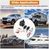 Yousheng Automotive Relay Wireless Remote Control 200A 12V Battery Disconnect Switch with Waterproof Shell Copper Terminals