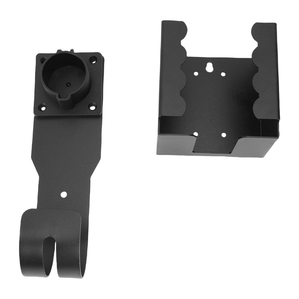 EV-Ladegerät Halterung Wandmontage-Kit Passend für J1772 Stecker Kohlenstoffstahl J-Haken EV-Ladebox Kabelhalter für Elektro