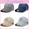Summer Mesh Baseball Cap With Embroidered Letters And Adjustable Fit For Casual Streetwear