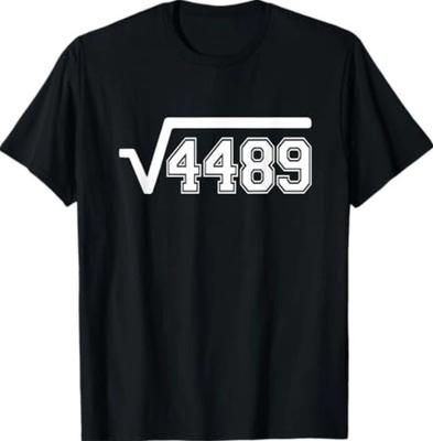 Lustiges Quadratwurzel 4489 67 Lustiger Meme Spruch 6 7 Mathe T-Shirt