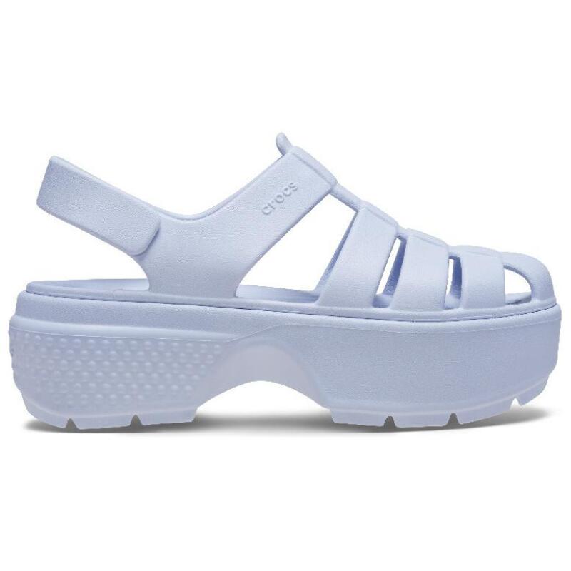 Crocs Igloo Comfortable and Versatile Roman Sandals 5cm Women's Blue