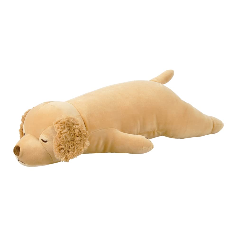 LIV HEART Premium Sleepy Animals Sora the Golden Retriever Body Medium Size 56cm in Fluffy and Squishy Plush Perfect as a Pillow, (Approx. Length),