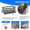 Kitchen Sink Drain Rack Organizer ABS Plastic Self-draining Sink Shelf Soap Sponge Holder Dishcloth Towel Rack Filter Basket