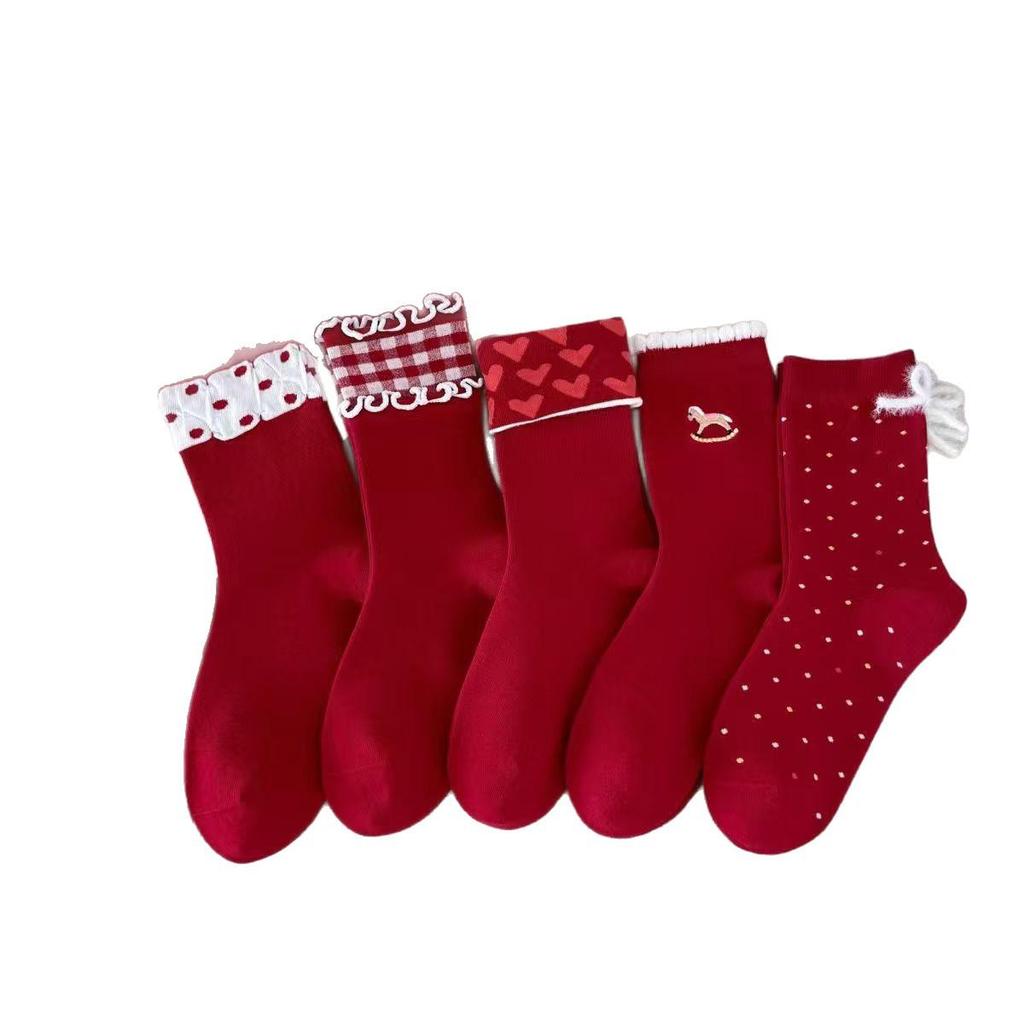 Festive Zodiac Cat Socks: Cozy Boneless Design for Women - Perfect for New Year, Autumn, Winter, Weddings, and Good Luck Celebrations
