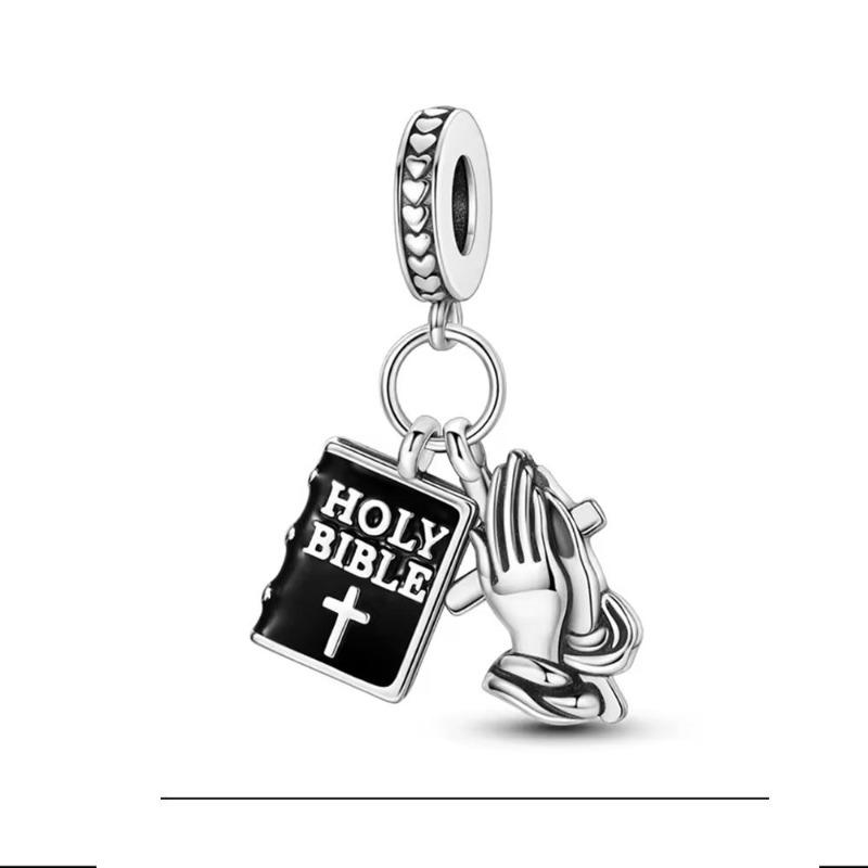 New Copper Heart Parent Child Dream Catcher Magic Cube Book Of Songs Charm Pendant Fit For Bracelet Diy Women'S Fine Jewelry