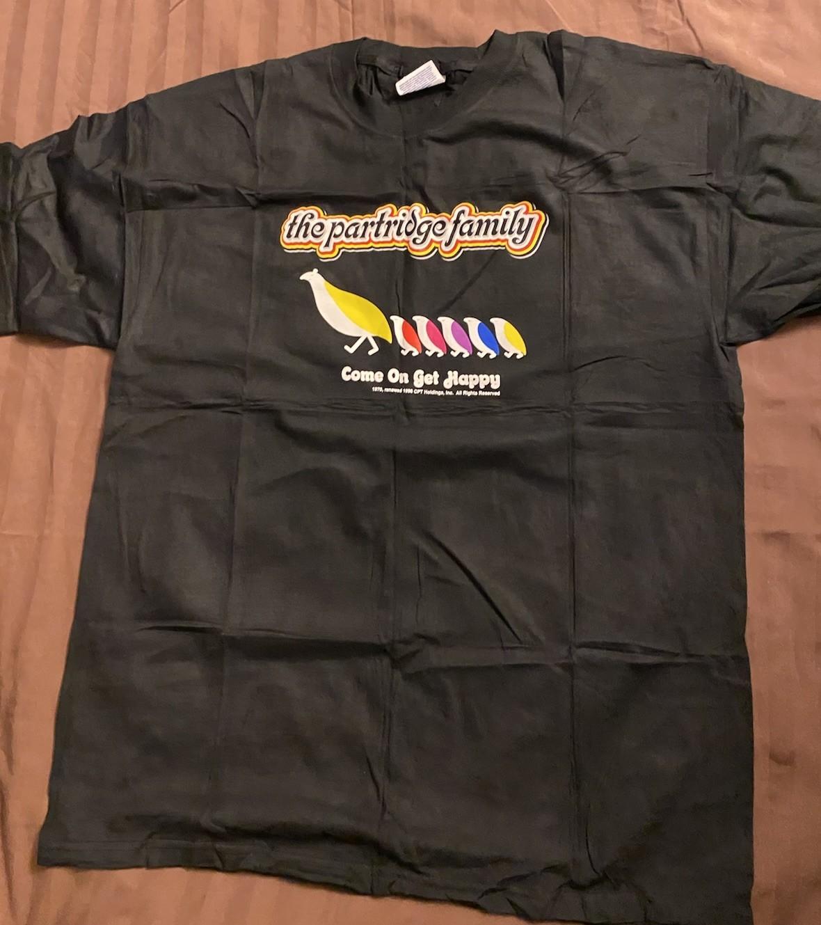 The Partridge Family T-Shirt Adult Size Large New Unisex T-Shirt S