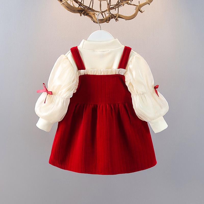 Baby Girls' Winter Fleece Dress Set, 1-3 Years, Two-Piece