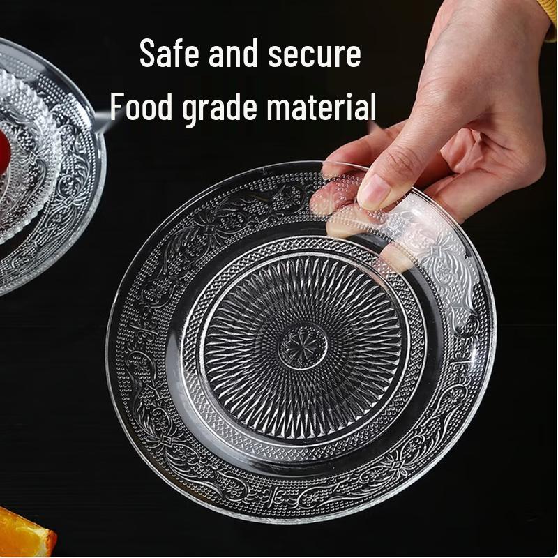 SIFAR European Style Glass Fruit Plate